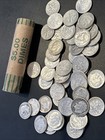 Silver Dime Roll 50 Dimes Roosevelt  1946-64  90  Silver