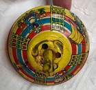 Small Vintage Weil Newark Nj Usa Lithographed Tin Spinning Top 