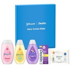 Johnson s Baby Here Comes Baby Gift Set Lotion Wash Shampoo Wipes Diaper Rash