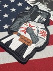 Crusader Morale Hook Back Patch High Quality 3d Pvc  2x3 5   