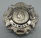 Massapequa Ny Long Island Fire Dept 309 Vintage Obsolete Badge Rare Indian