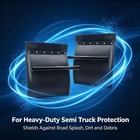 Quarter Fenders For Semi Truck 24x24 Freightliner Kenworth Peterbilt Set