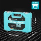 Duratech 38pc 1 2  3 8  Drive Deep Impact Socket Set 6 Point Metric Sae Sockets
