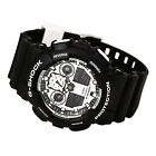 Casio Men s Watch G-shock Alarm Ana-dig White Dial Black Resin Strap Ga100bw-1a