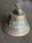Antique 1878 Saignelegier Chiantel Fondeur Swiss Goat Cow Bell Brass Patina
