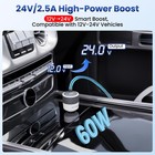 Stargear Starlink Mini Car Adapter 12v To 24v Dc Step Up Converter With White 