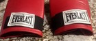 Vintage Everlast 4306 Red Leather Sparring Punching Bag Boxing Training Gloves