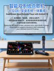 Inandon 4-in-1 Home Karaoke Machine 15 6  Touchscreen   Uhf Mics   Mixer
