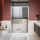 46 5  -48  w X 72  h Single Sliding Shower Door 1 5  Thick Clear Tempered Glass