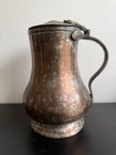 Antique Hand Forged Hammered Copper Pitcher