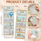 100 Pcs Books Of The Bible Bookmarks Bible Book Tracker Old And New Testament   