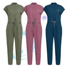 Niaahinn Unisex Medical Short-sleeve Coveralls - Utility Work Jumpsuit