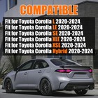 Led Tail Lights For Corolla 2020-2024 Tailgate Light Drl Sequential Signal