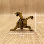 Lucky Brass Turtle Figurine Chinese Wealth Fortune Tortoise Desk Decor Gift