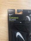 Nike Nfl Superbad 5 0 Football Gloves Leather Men Black White Large