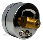 160 Psi Pressure Gauge Back Mount 1 8  Npt 1 5  Face Air  Water  Oil  Gas