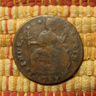 1787 Connecticut Colonial Copper     Draped Bust Left  Nice Original Example