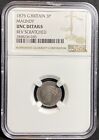 1875 Great Britain Silver Three Pence 3p Km-730 Queen Victoria Maundy Ngc Ms Unc