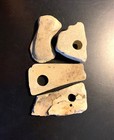 Four Naturally Formed Hag Stones