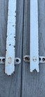 2  91    Pc Of Antique Barn Door Roller Track  2 Roller Hangers 1 Handle