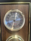 Vtg Sunbeam Thermometer Barometer Humidity Meter Instrument Wall Mount W key