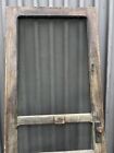 Vintage Classic Victorian Style Screen Door 83 X 34 25 Old Varnish   Brass Knob