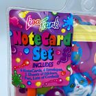 Vtg Lisa Frank Complete Cats Kitten Balloons Notecard Set Pen Stickers Confetti