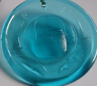 Pairpoint Glassworks Cape Cod   Nantucket Teal Blue Glass Suncatcher In Box