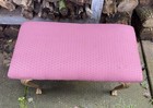 Victorian Cast Iron Vanity Bench Stool W h  Howell Co  Antique Seat