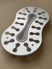 Silver Communion Tray Set Church Stacking 32 Hole Disk Wine Cup Holder