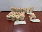 R1 Vintage Cotton Star Bobbin Style D  F  L  American Thread Co Lot 53 White Nos