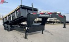 On Sale  Diamond C Trailers Lpt 208 Gooseneck Dump Trailer