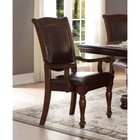 New Cherry Brown Finish 7 Piece Dining Room Set W  Rectangular Table Chairs Icax