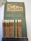 Vtg 40   s Feature Matchbook Seilers Shop Rogue Shoe French Deco Font Fashion Ad