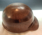 Vintage Msa Cap Miners Coal Construction Helmet Hat Tiger Stripe Original