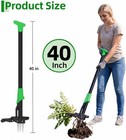 Garden Weeder 40 Inch Long Stand-up Weed Puller Tool With 4 Claw Steel Head New