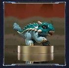 Limited Edition Pure Brass Q Version Dinosaur Ankylosaurus Statue Kids Gifts