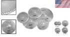 Polished Silent Cymbals Set  14  Hi-hat  16    18  Crash  20  Ride For Drummers