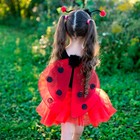 Great Pretenders Kids Costume Glitter Lady Bug Tutu  Wing   Headband Set - C322
