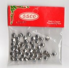 Silver Metal Jingle Bells Miniatures Christmas  Crafts Jewelry 6mm Nos