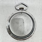 Antique 16s Unbranded Conversion Open Face Pocket Watch Case Nickel Usa