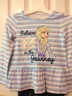 Disney Frozen Sz 5 Elsa Sparkly Snowflake Leggings Outfit Frozen 2pc New   Tags