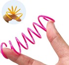 30 Pack Cat Spring Toys Colorful Plastic Spiral Springs Interactive Kitten Toys
