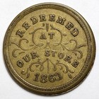 1863 Robinson   Ballou Grocers Civil War Store Card Token - Ny-890-e-8b