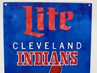 Miller Lite Beer - Cleveland Indians Sign - Guardians - Mlb - High Life