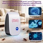 2026 Upgraded 8 Pack Ultrasonic Mouse   Pest Control Repeller 8 Pack  Blue