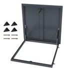 Roof Hatch 35 83x35 83in Roof Safety Door With Gas Shock Strut For Home Industry