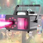 2000w Rgb 3000cfm Fog Smoke Machine Stage Party Fogger Rgb 9led Dmx Remote