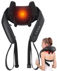 Cordless Shiatsu Back   Neck Massager With Heat  Deep Tissue 3d Kneading Pillow