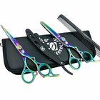 New Japanese 6  Hair Cutting Hair Styling Thinning Shears Scissors Set   Razor
